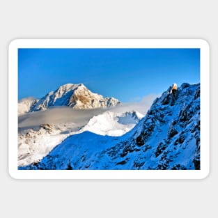 Mont Blanc Les Arcs French Alps France Sticker